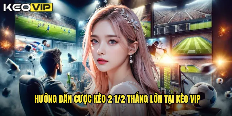 Hướng dẫn cược kèo 2 1/2 thắng lớn tại kèo vip