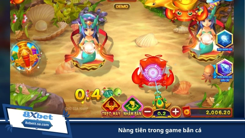 nàng tiên trong game bắn cá